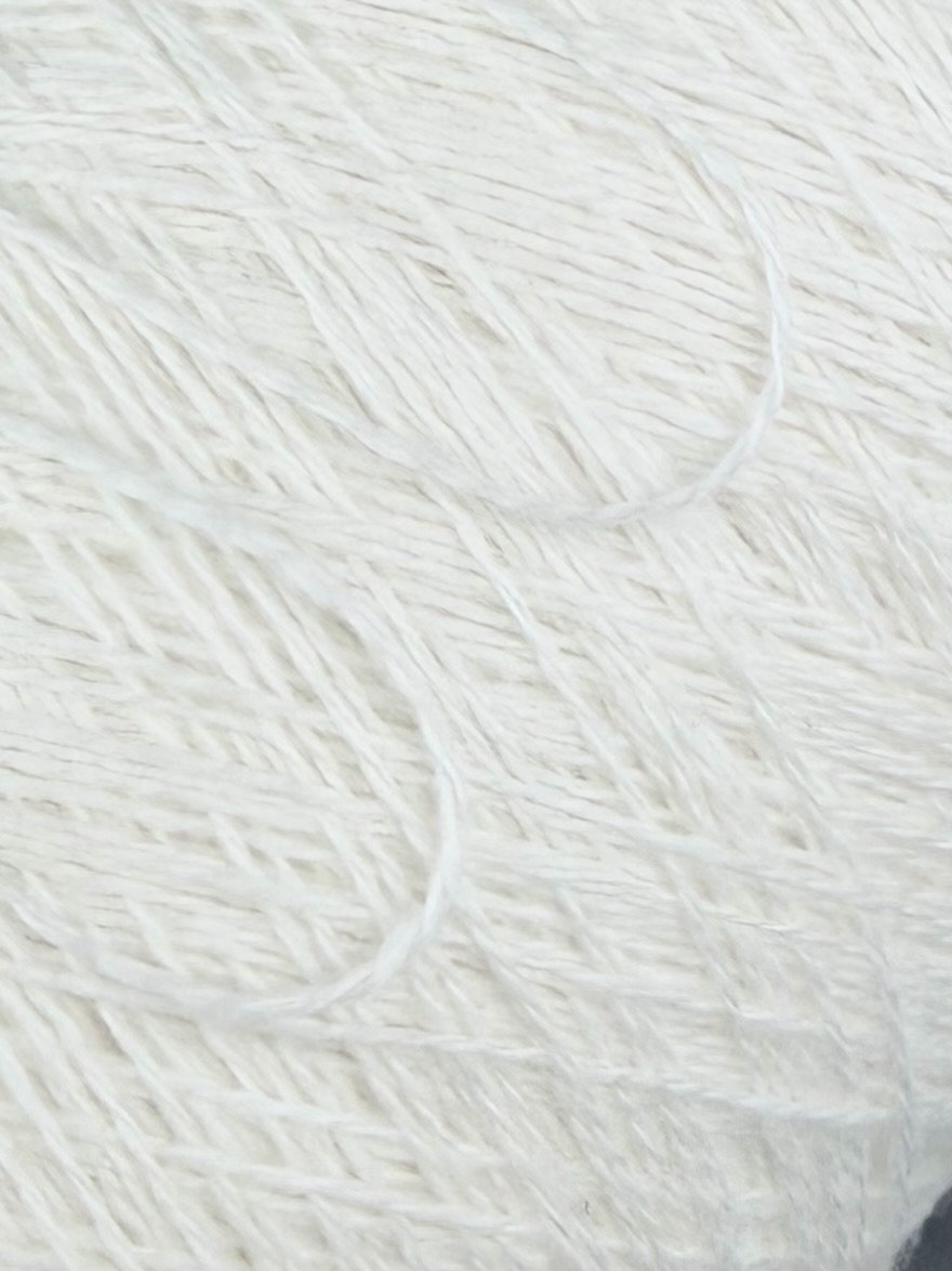 Loro Piana Coarsehair 2/11 – 100% Kaschmirgarn col. Reinweiss (Cod. C003 8387S)